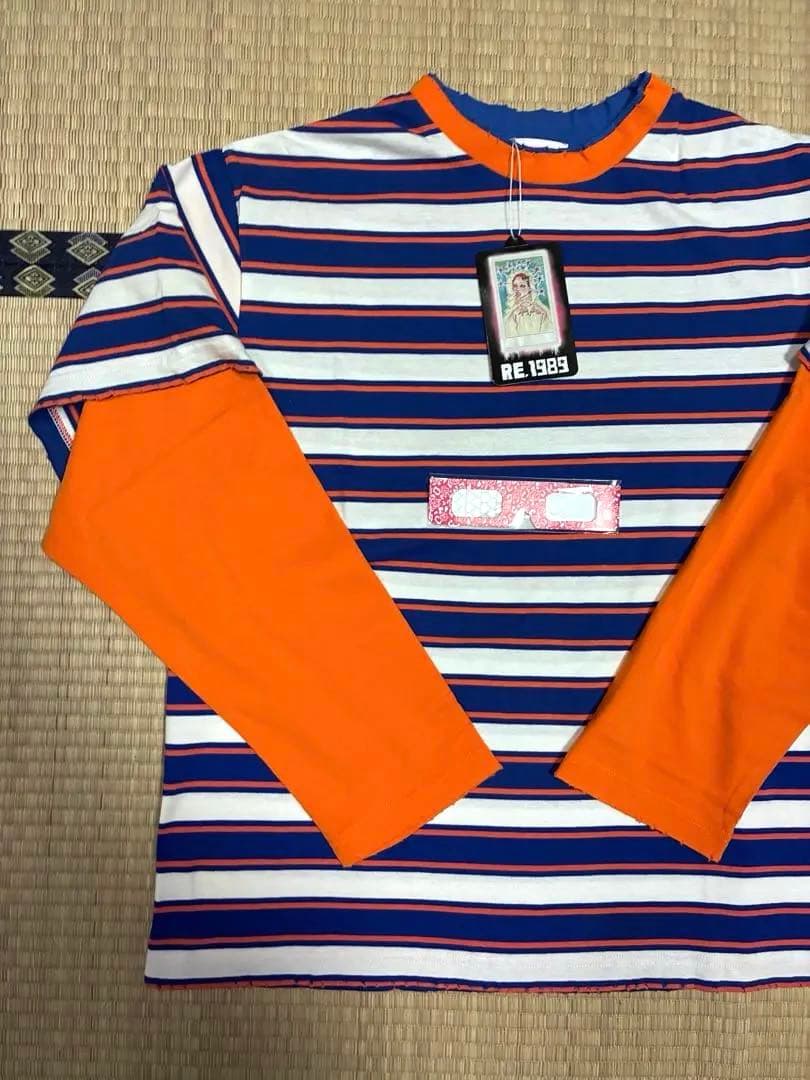 ボーダードッキングロンT RE.タグ付き 仲里依紗