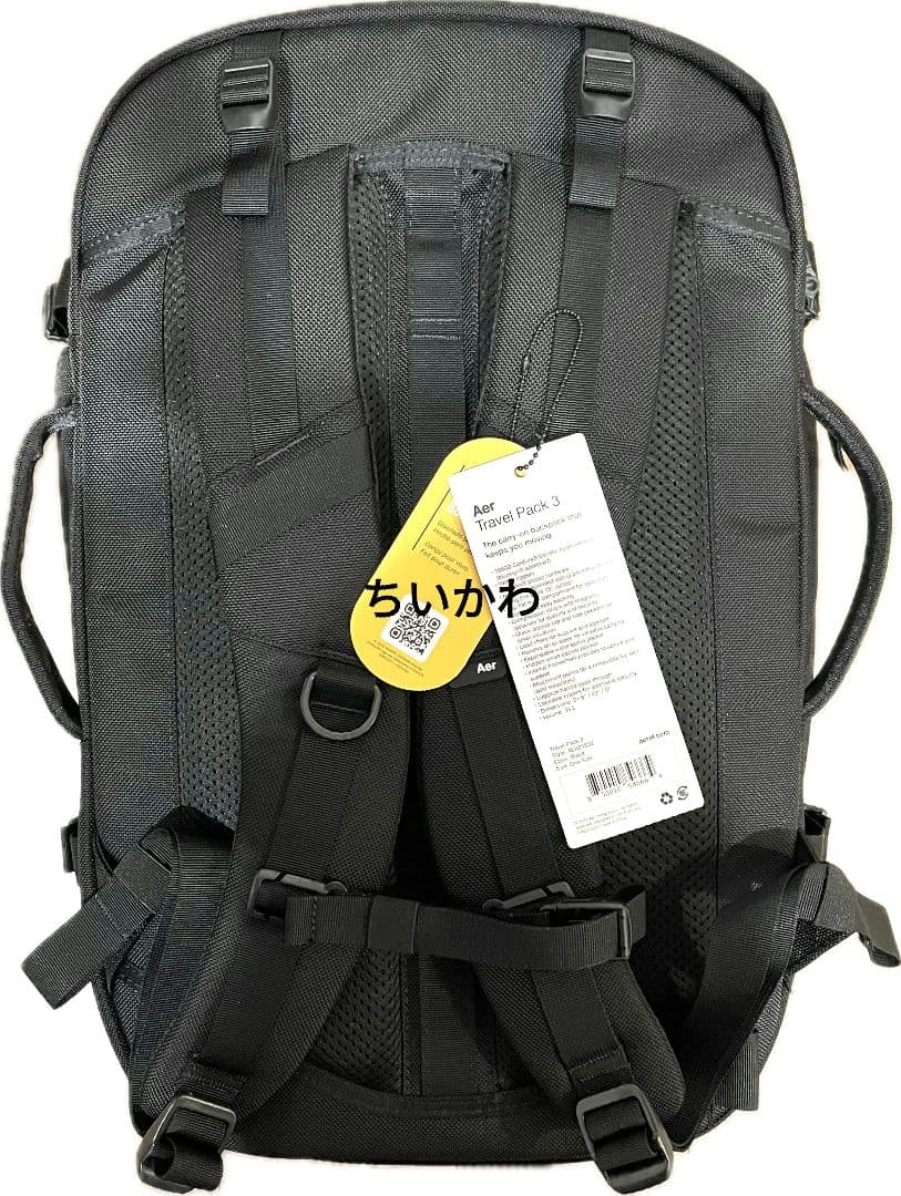 Aer エアー Travel Pack トラベルパック 3 スリー Black