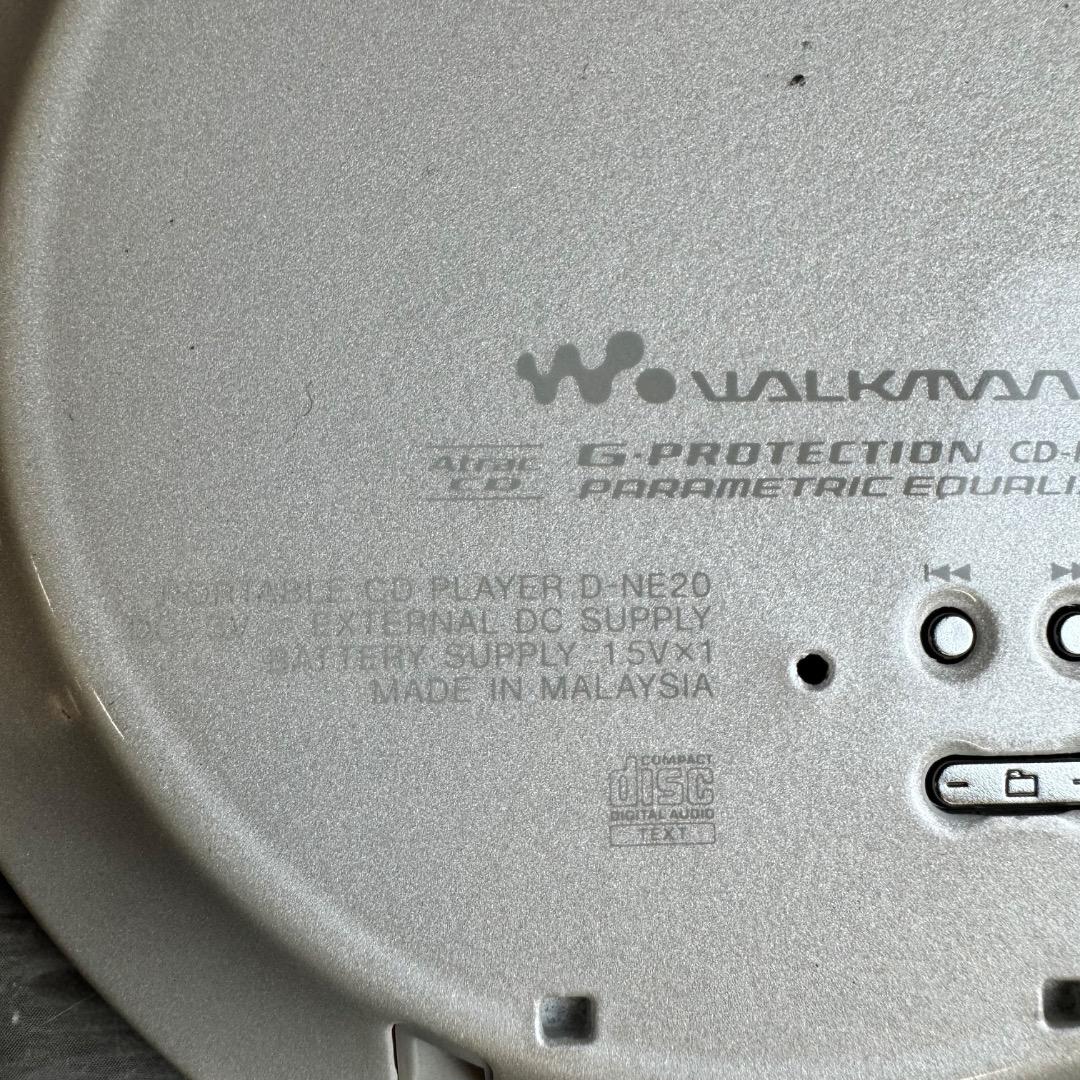 SONY ソニー CDウォークマン D-NE20 2007年製 動作品