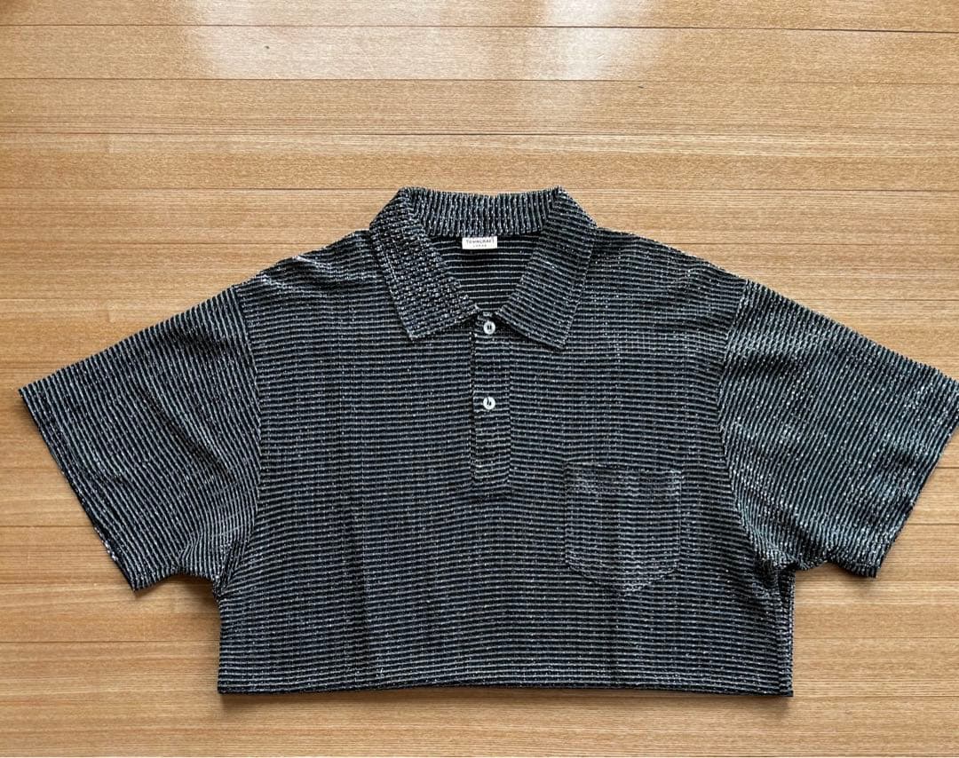 50'S TOWNCRAFT PENNEY'S ラメシャツ　ブラック