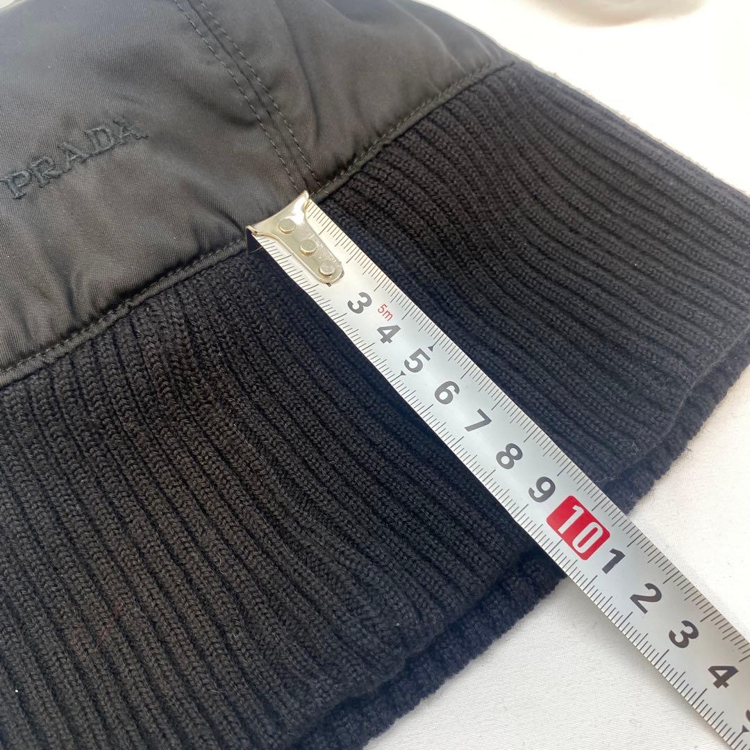 プラダ PRADA ビーニー ニット帽 ユニセックス