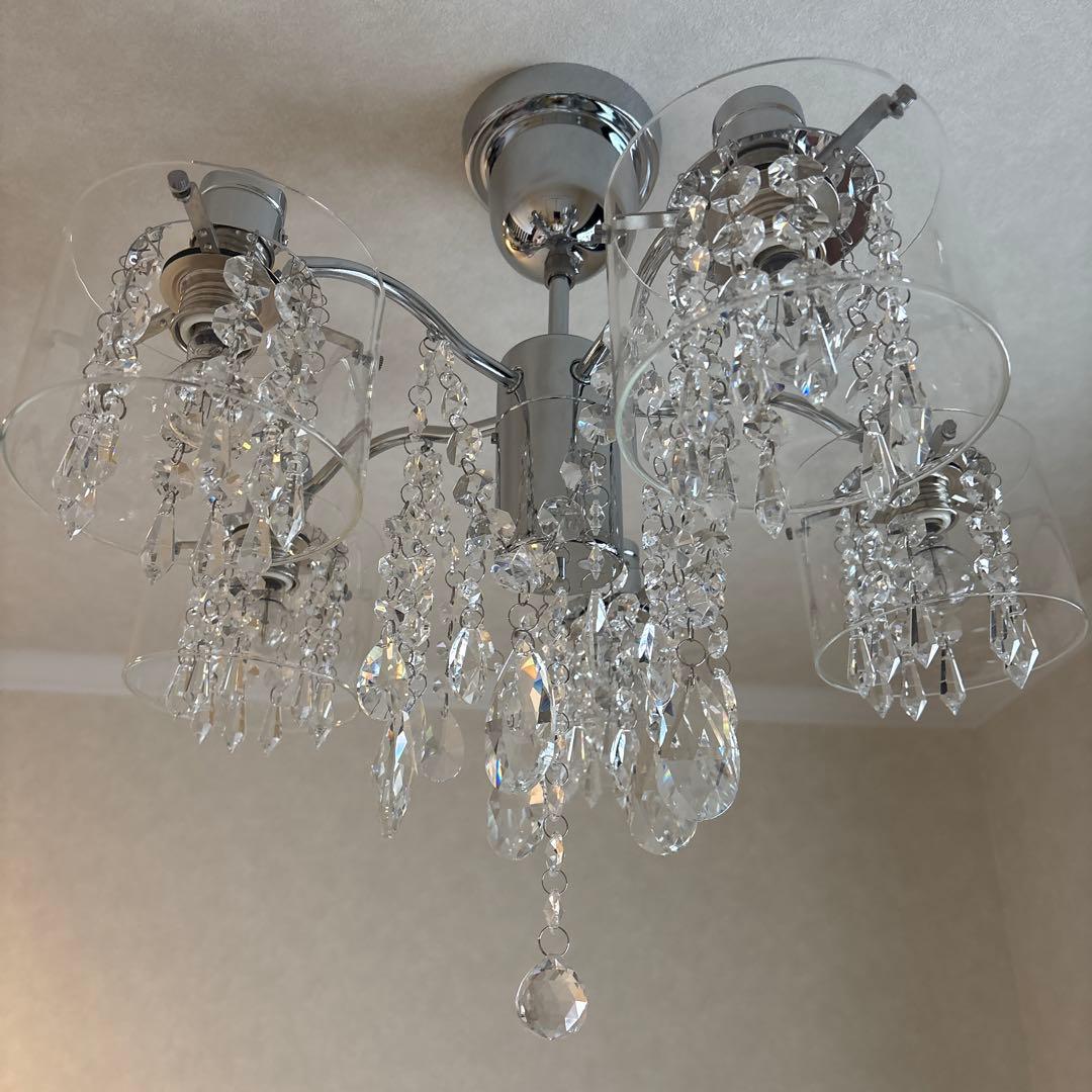 【Ampoule】 シャンデリア　クリスタル