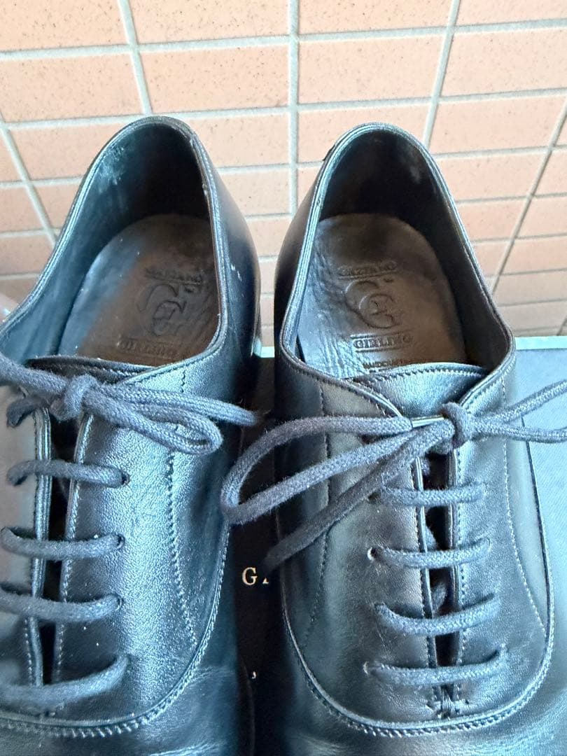 【年始特価】GAZIANO & GIRLING ブラック ドレスシューズ7E