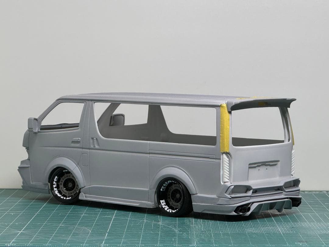 製作中 1/24 200ハイエース S.A.D CUSTOM STINGER J