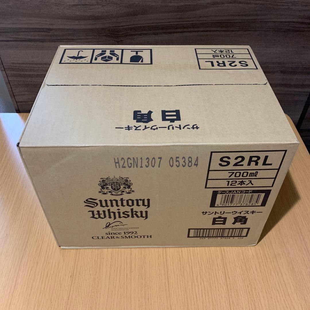 サントリー白角　12本　カートン未開封品