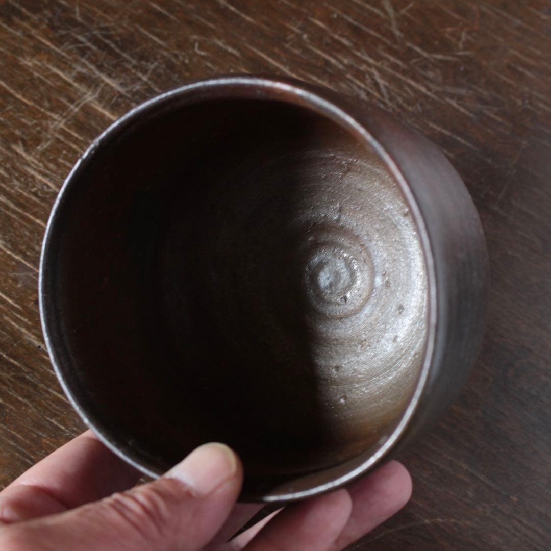 備前 半筒 茶碗 古美術 古道具 茶道具 備前焼 古備前 アンティーク