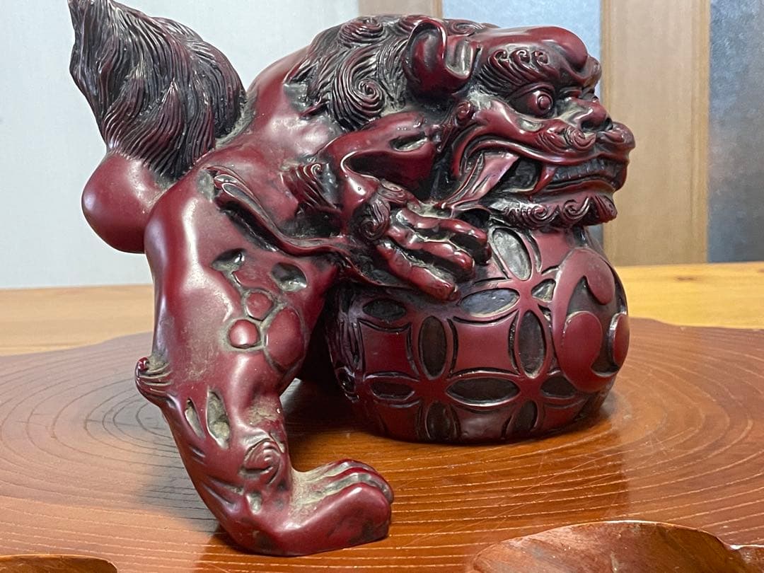 琉球シーサー魔除け 縁起物 寿山石 じゅうざんせき