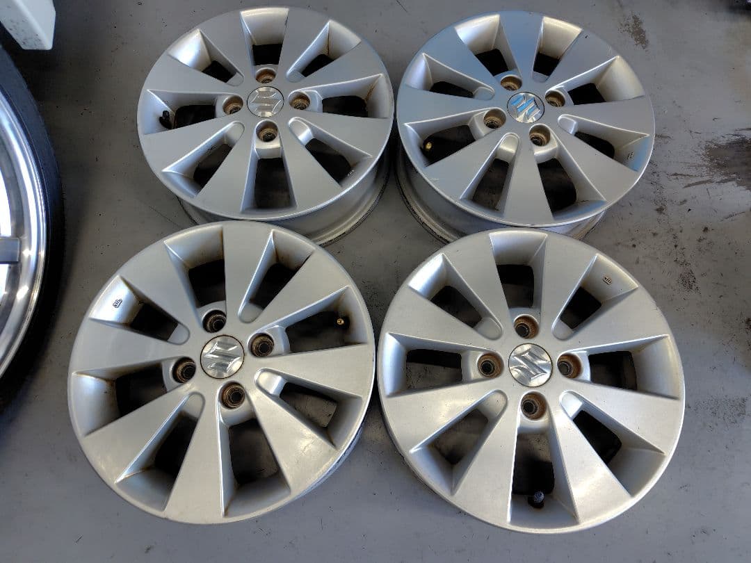 MH23SワゴンR純正アルミホイール4本セット/9900円