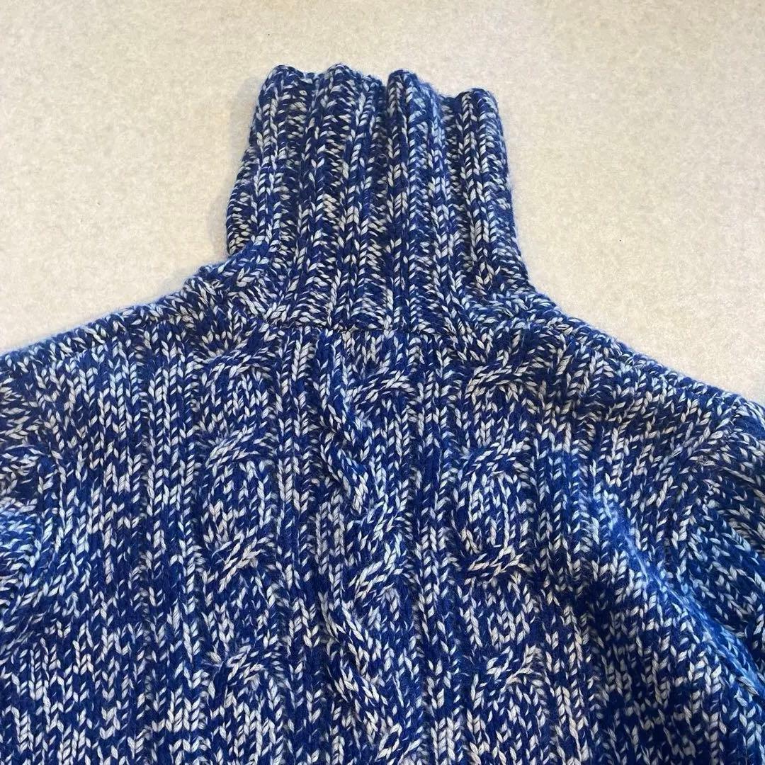 tomi3専用　TOMORROW LAND カシミア　ローゲージタートルニット