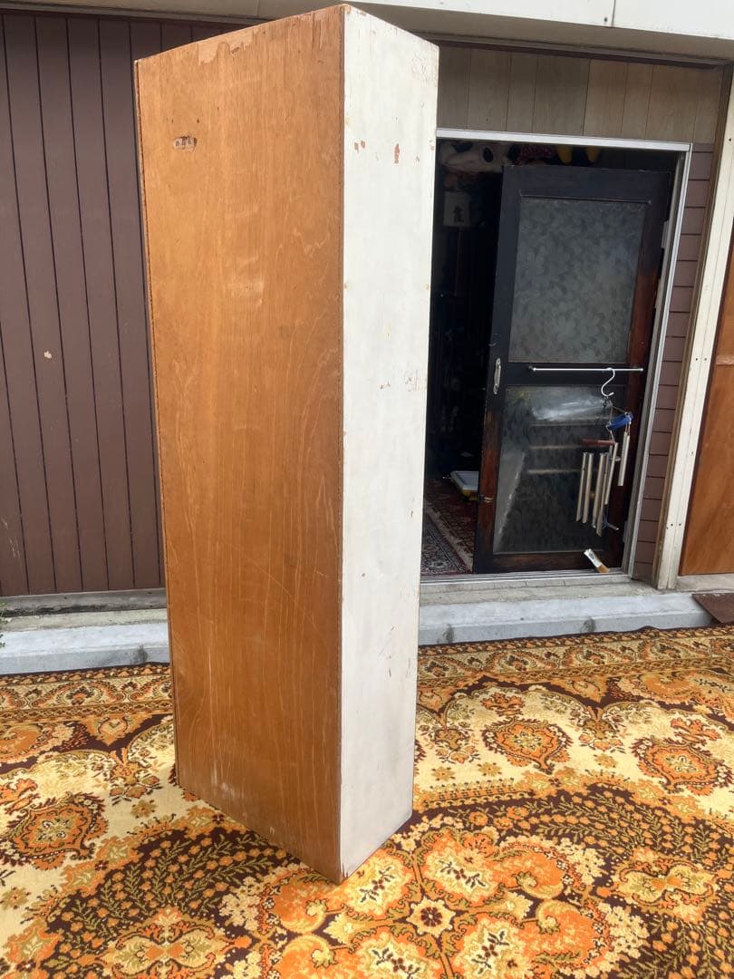 飾り棚 食器棚 水屋 昭和レトロ 当時物 レトロポップ インテリア 白