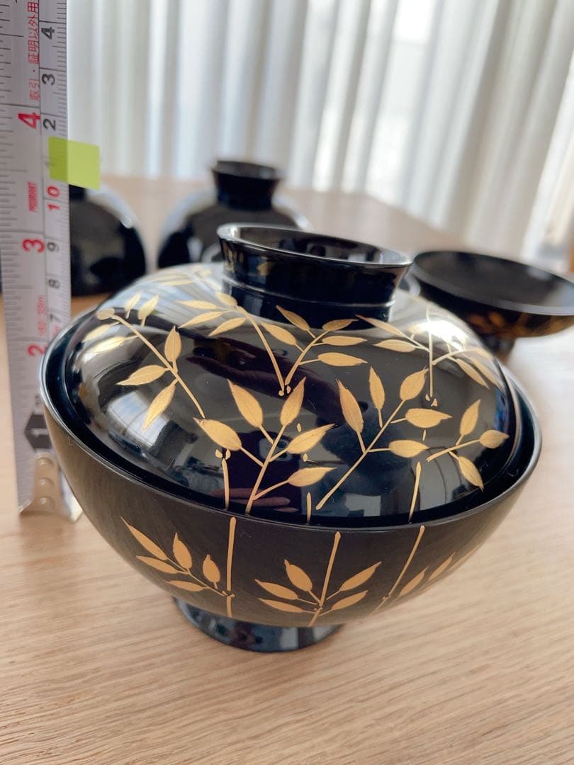 【美品】 山中塗り　吸物椀　セット