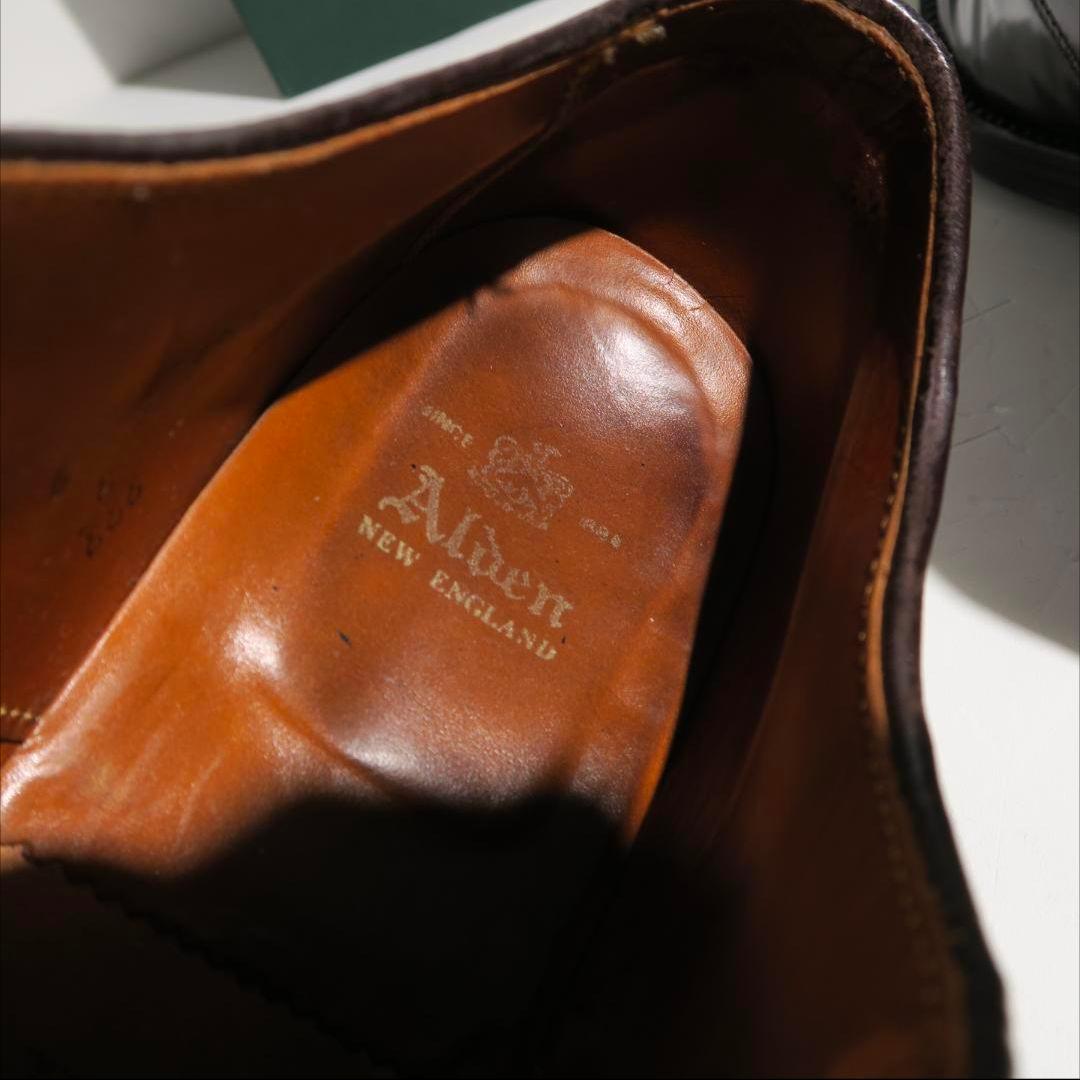 Y*J様 6 3E Alden オールデン 2210 Vチップ コードバン バー