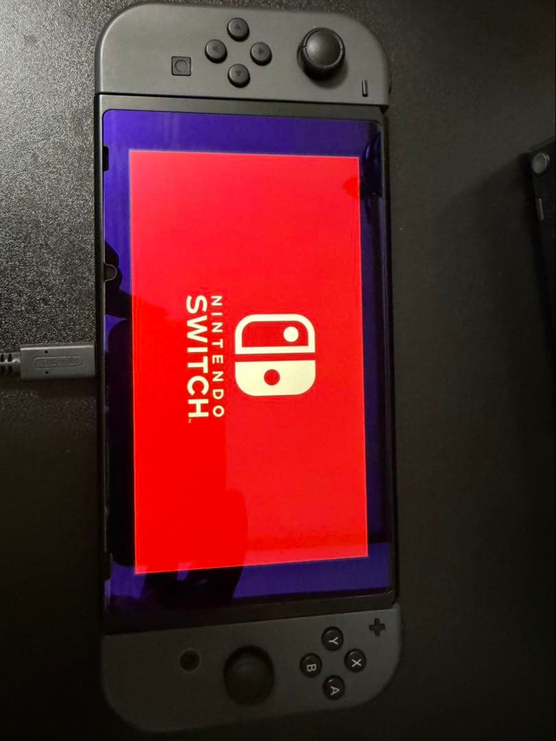 Nintendo Switch グレー + 保護グラス・マイクロSDカード付き