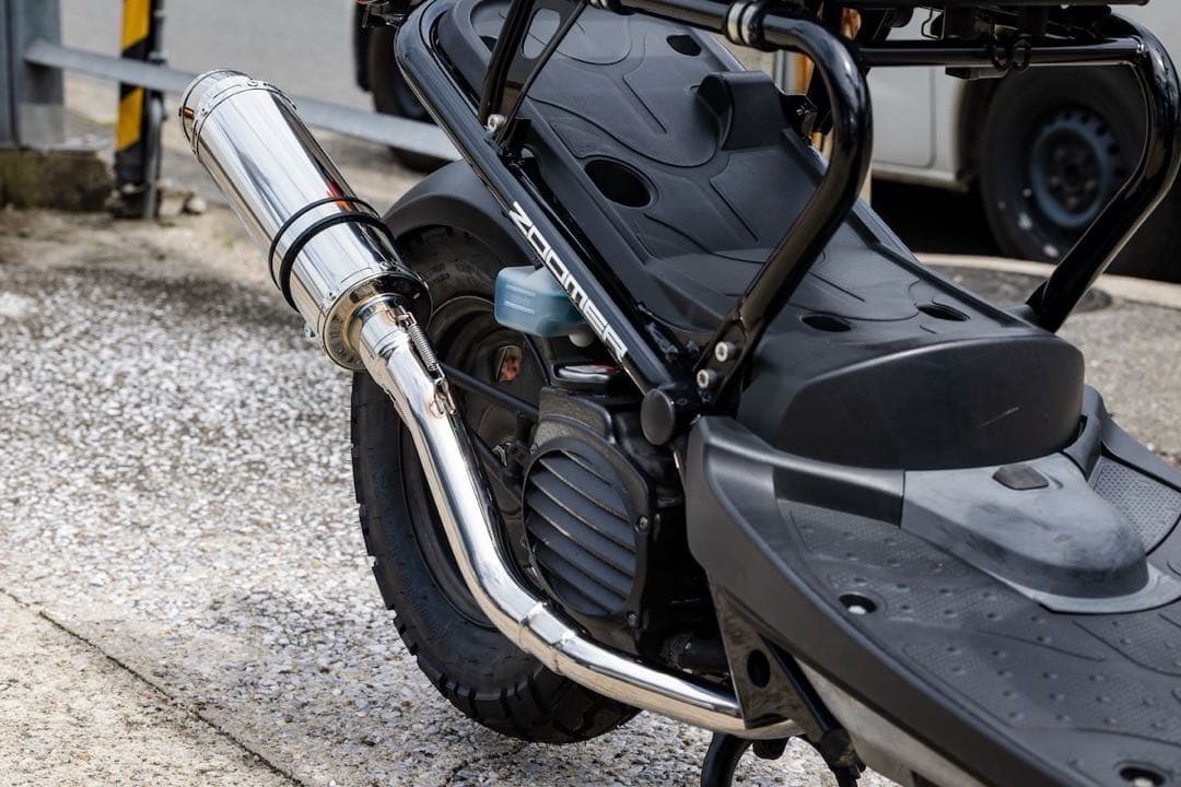 専用HMS ホンダズーマー50 AF58 ステンレスＲ300 マフラー