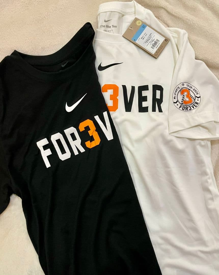 長嶋茂雄 FOR3VER Tシャツ 2枚セット ジャイアンツ FOREVER