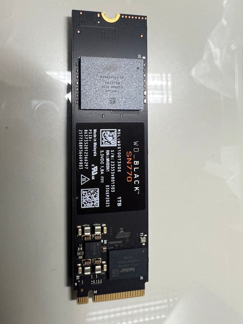 内蔵型SSD WD_BLACK SN770 1TB M.2 NVMe SSD