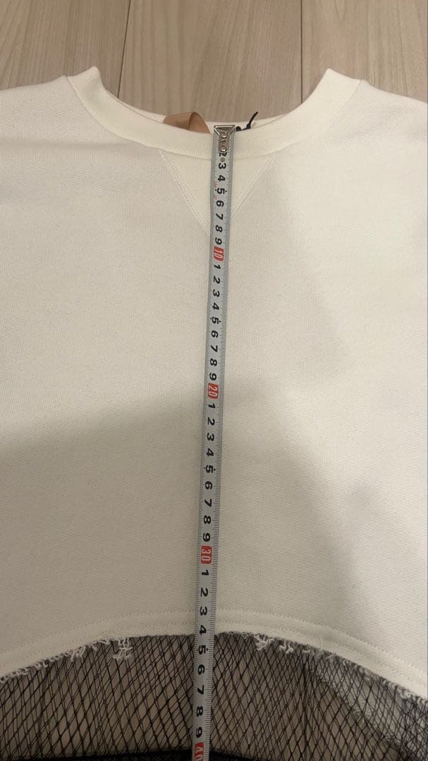 【最終大値下げ！】N°21 クロップドスウェット ホワイトM