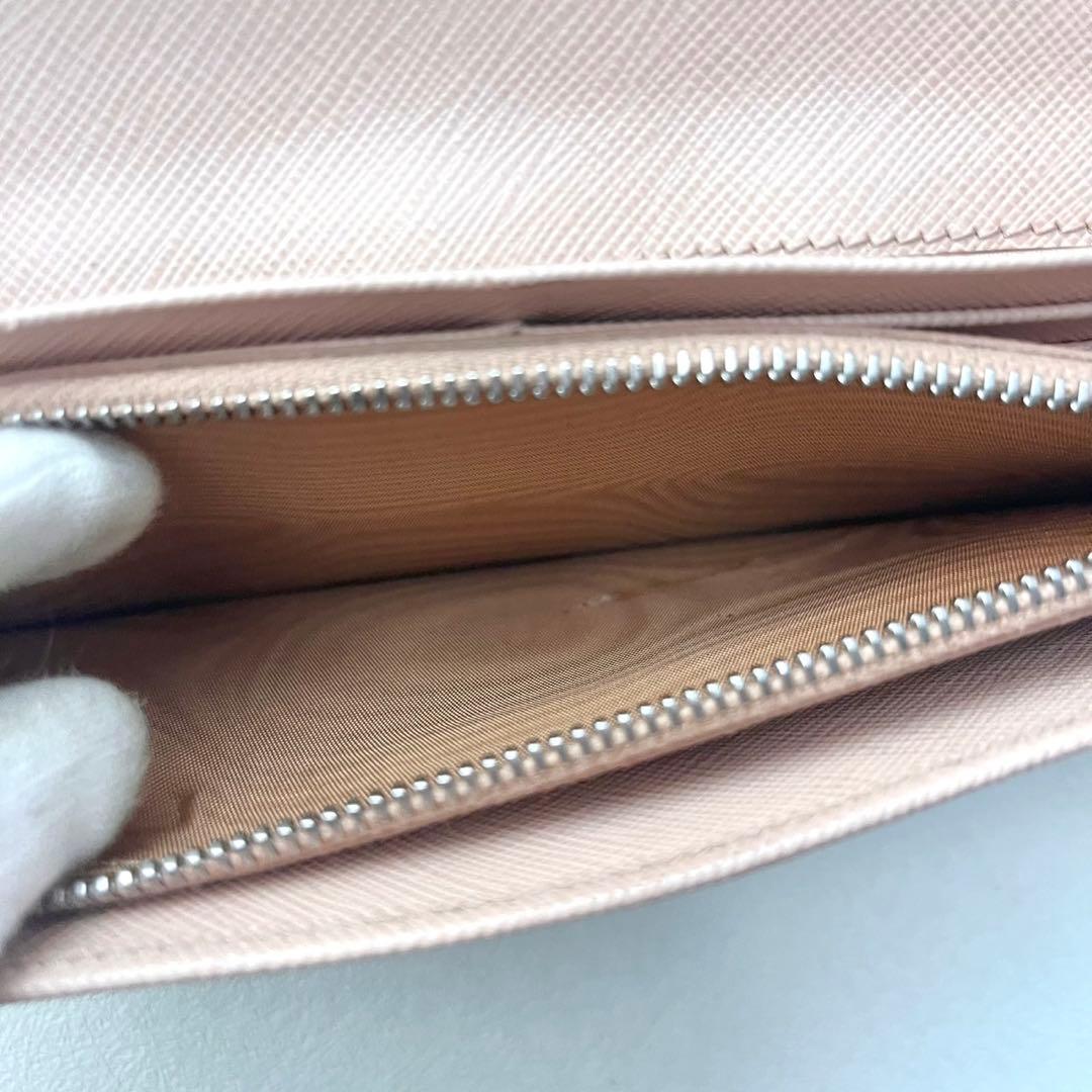 PRADA プラダ　サフィアーノ　マルチカラー　長財布　フラップ美品0205-⑤