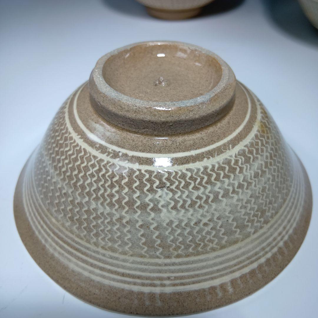 値下げ茶道具　廣州窯　三島手　数茶碗10客　 共箱　未使用品　美品