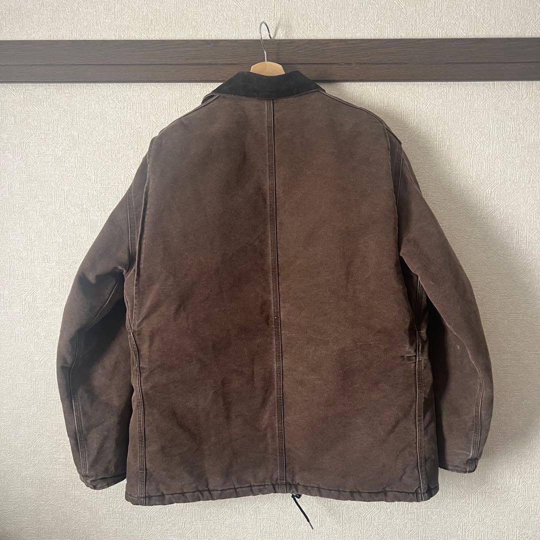 【美品】Carhartt トラディショナルジャケット ブラウン ダックジャケット