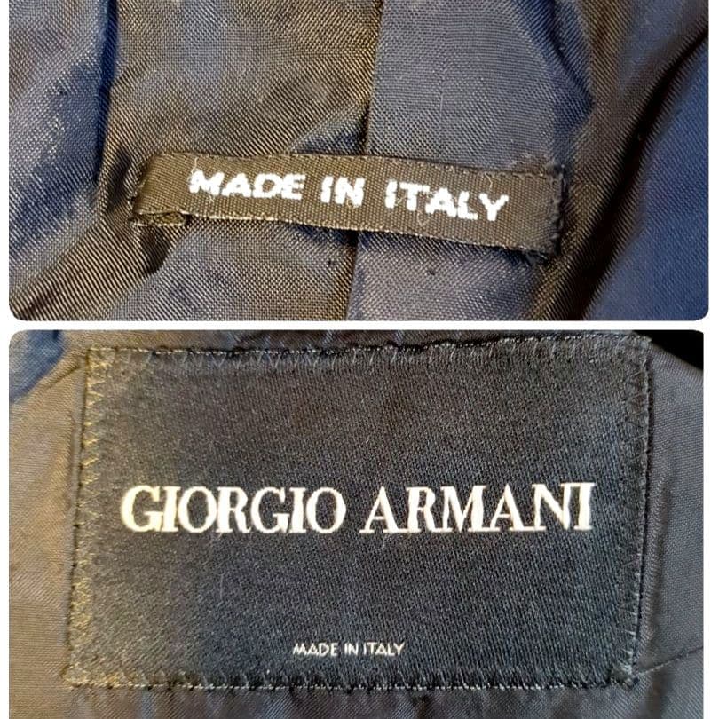 極美品　ジョルジオアルマーニ　セットアップ　4XL位　56　BORGO21　黒