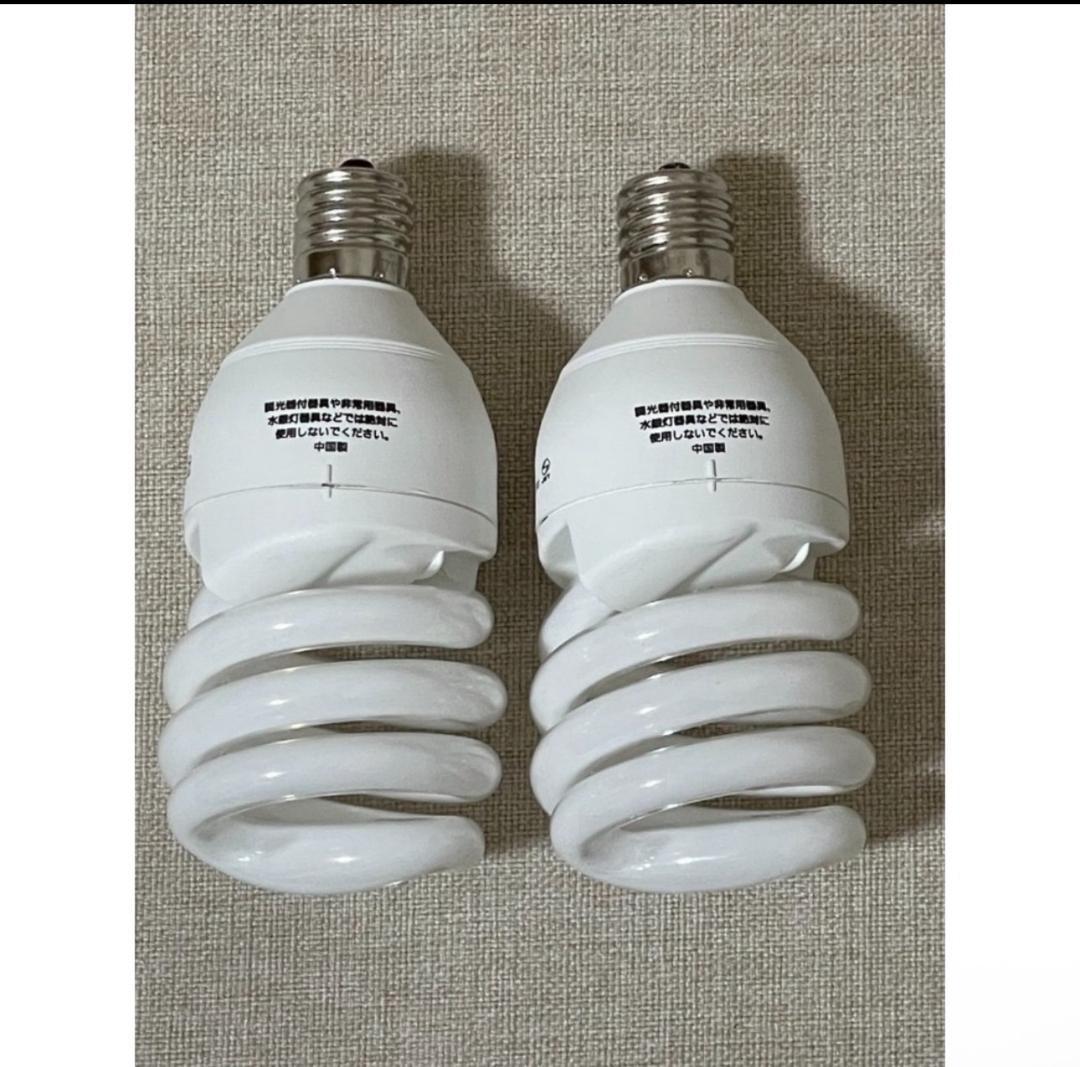 新品✨ パナソニック 電球形蛍光灯 60形 E17 11W クール色 2個 電球