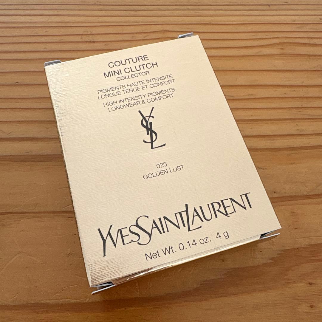 イヴサンローラン クチュールミニクラッチ 025ゴールデンラスト