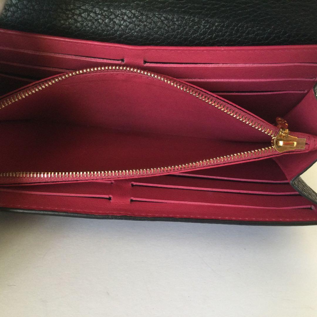 美品★ルイヴィトン　カプシーヌ　長財布　ブラック　ロングウォレット　正規品