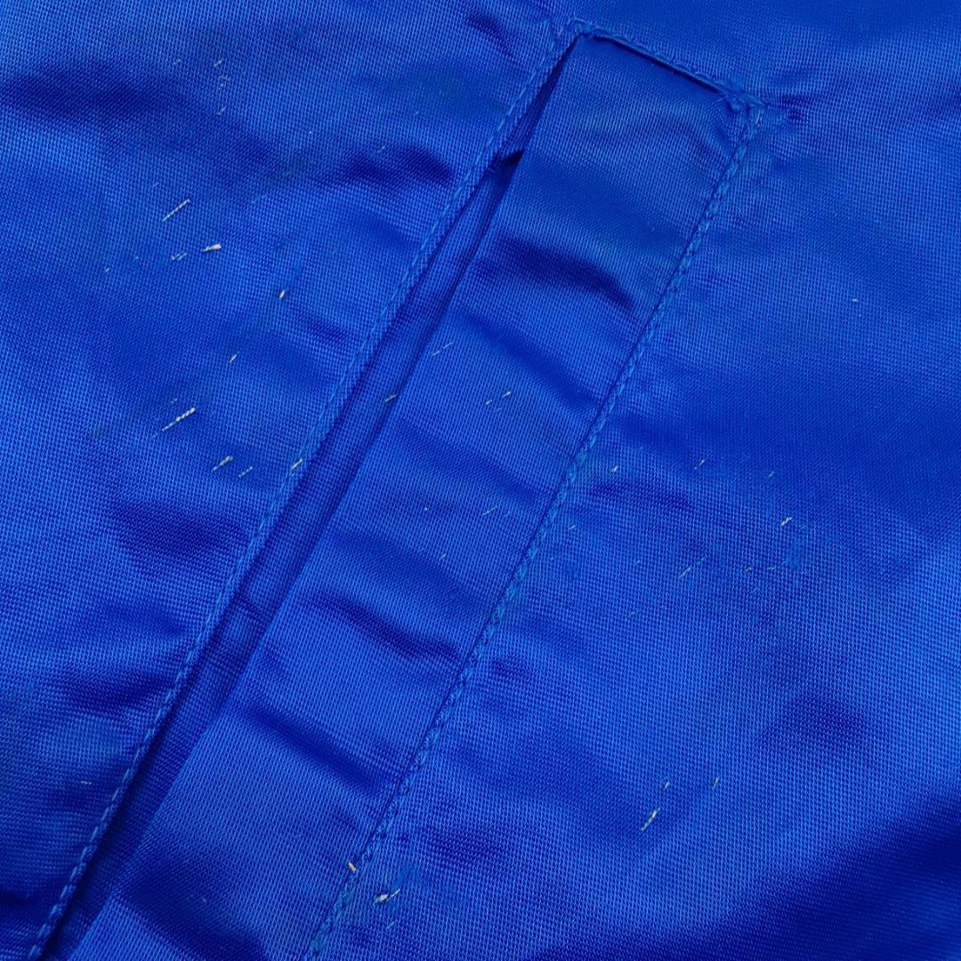 希少90s◎Los Angeles Dodgers スタジャン 裏地ボア 青