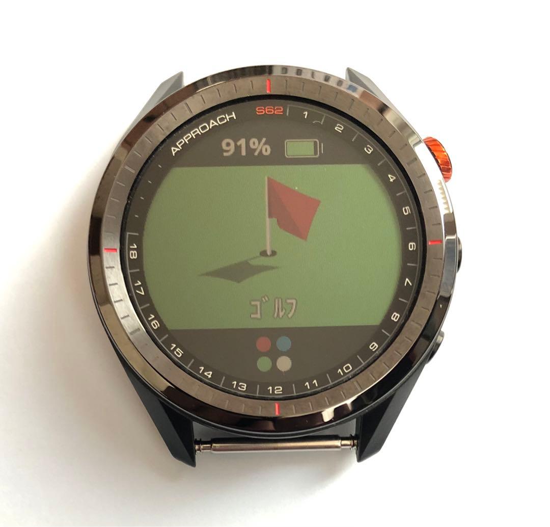 GARMIN Approach S62 Black GPSゴルフウォッチ