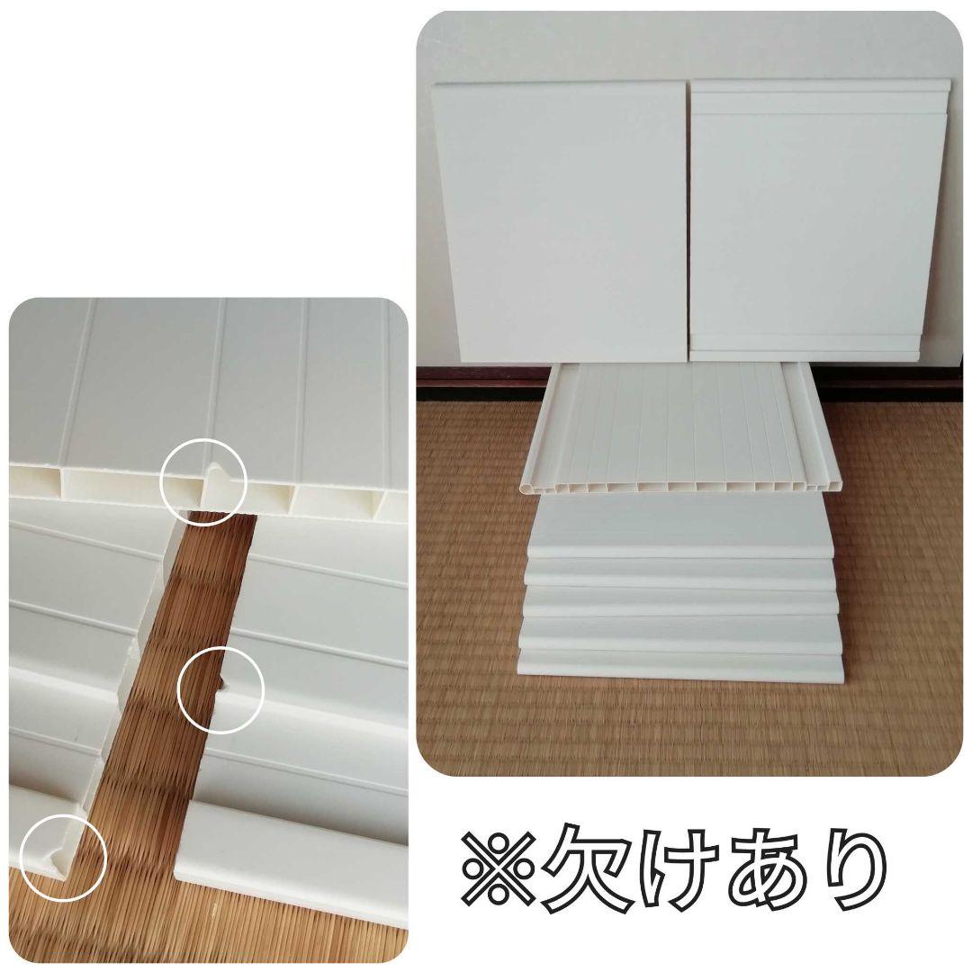 【完成品】シューズボックス ハイタイプ Duo85 日本製 ミラー付き 中古品