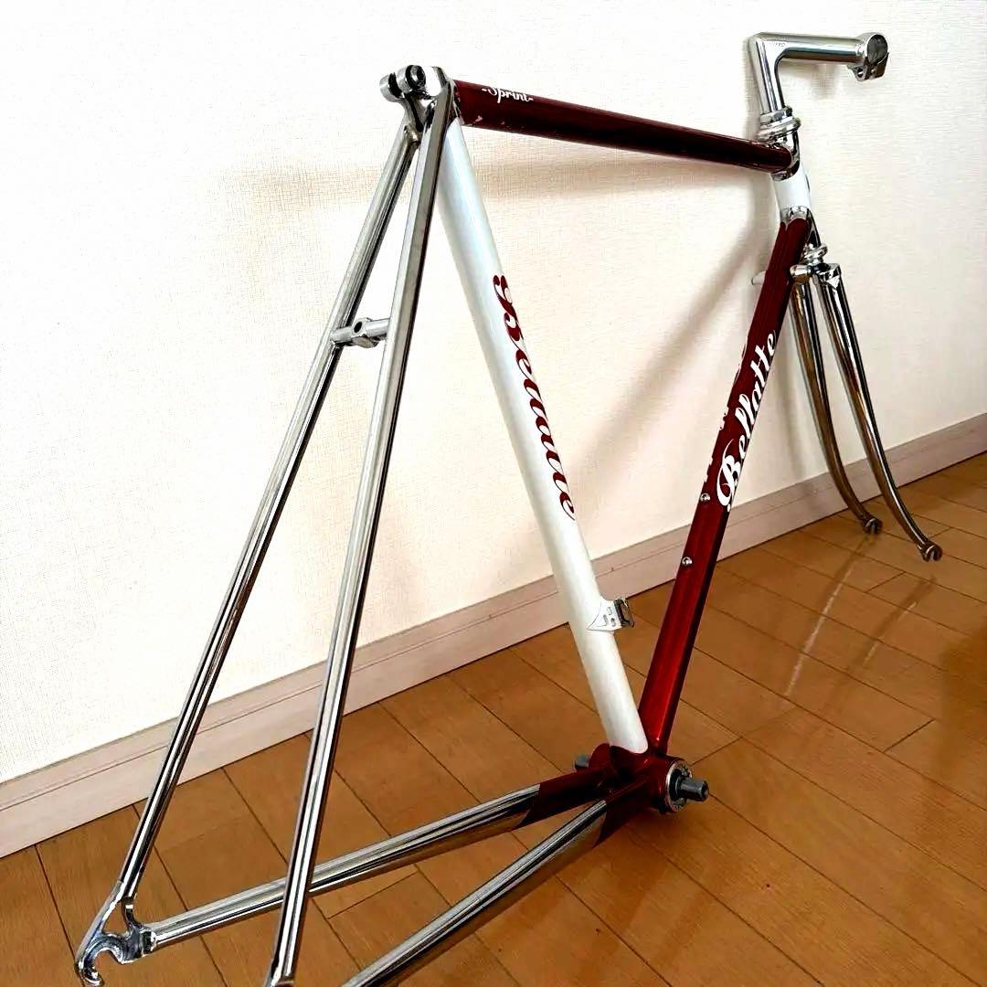 ト*ス様 Bellatte ベラーテ クロモリフレームセット　ステム、BB付き