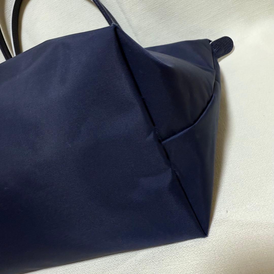 ロンシャン　建国記念限定　 折り畳みトートナイロンバッグ　ネイビー　トレパリ
