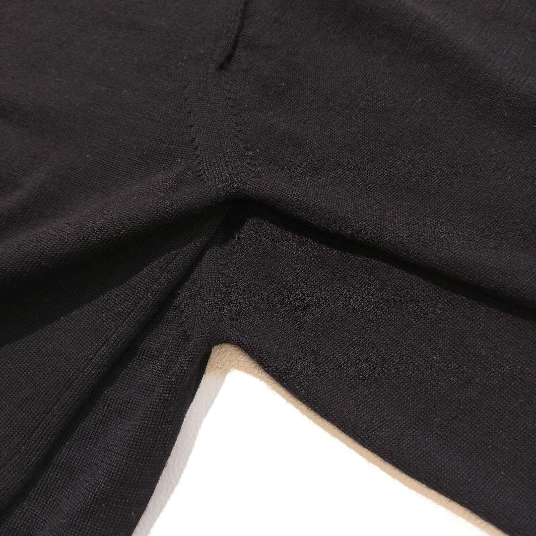 WIRROW ウィロー ウール タートルネック ニット プルオーバー ブラック