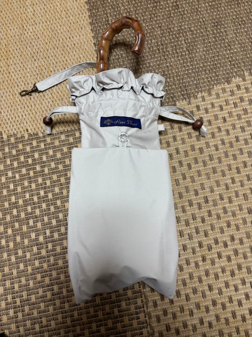 芦屋ロサブランフリル 2段折りたたみ 【50cm】ライトグレージュ