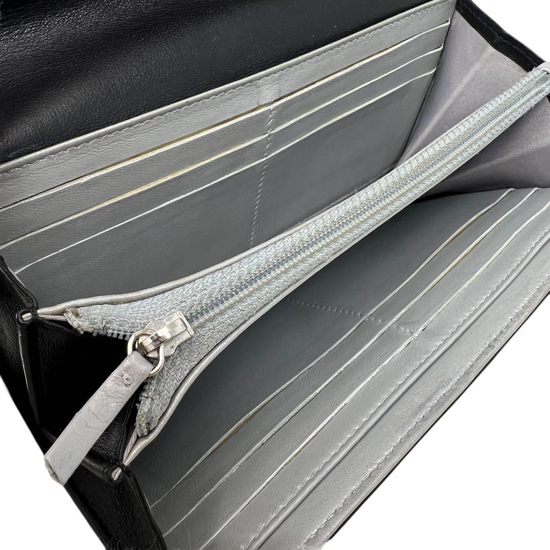 CHANEL シャネル カメリア エンボス ロングフラップウォレット 長財布