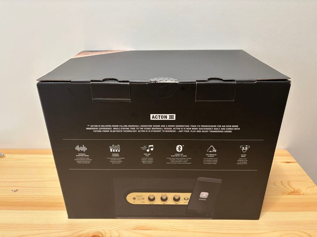 Marshall ACTONⅢ ワイヤレススピーカー ブラック
