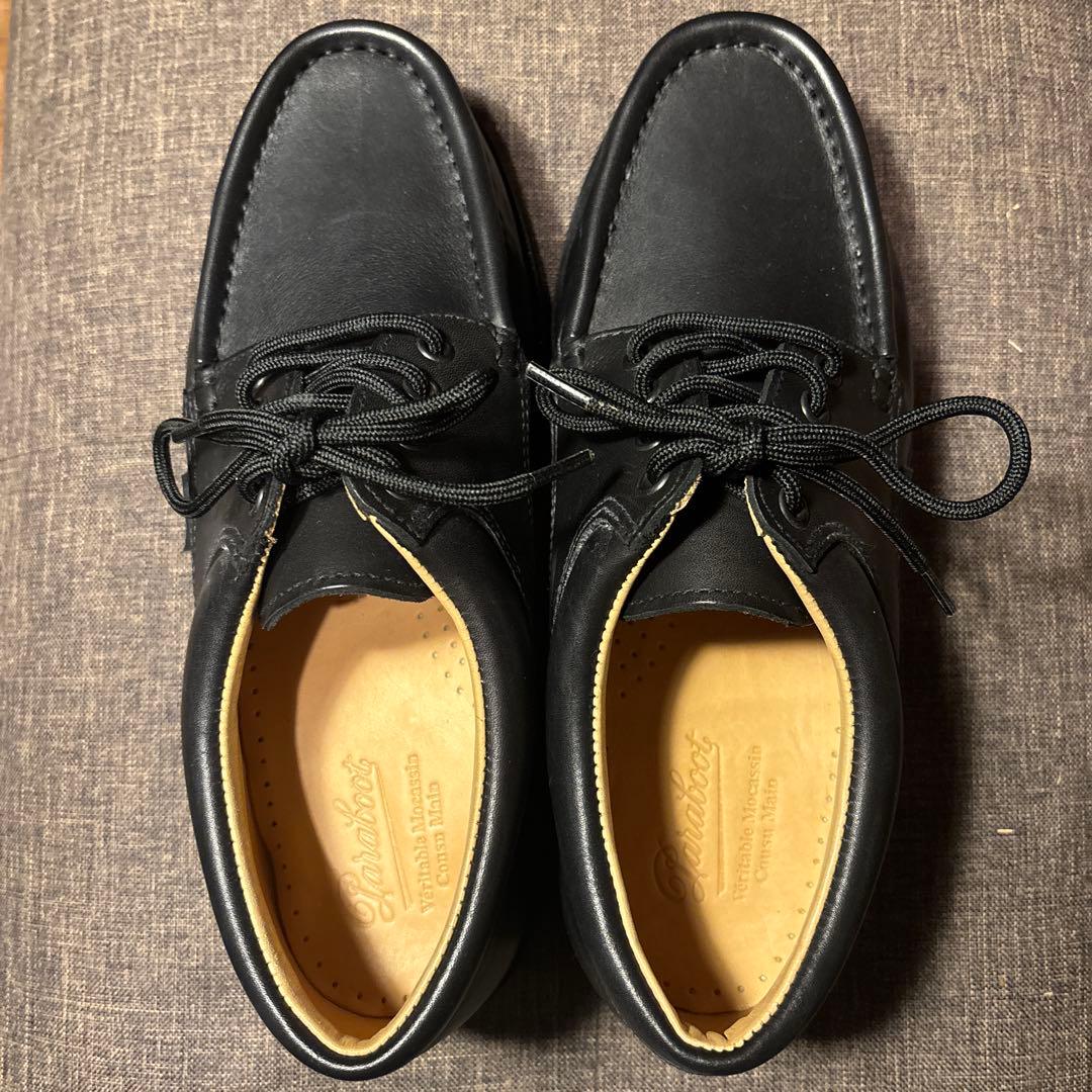 PARABOOT THIERS ブラック　新品未使用　uk7