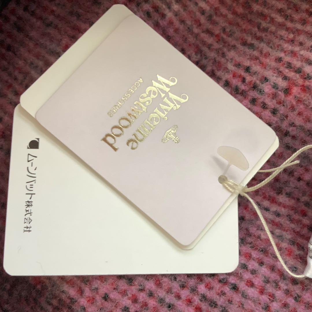 新品★ヴィヴィアンウエストウッド★ハーレクインチェック柄バスクベレー帽★ピンク系