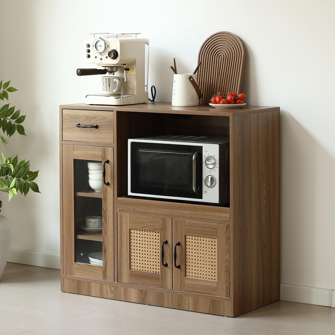 キッチンカウンター 食器棚 キッチンキャビネット レンジ台 キッチン収納