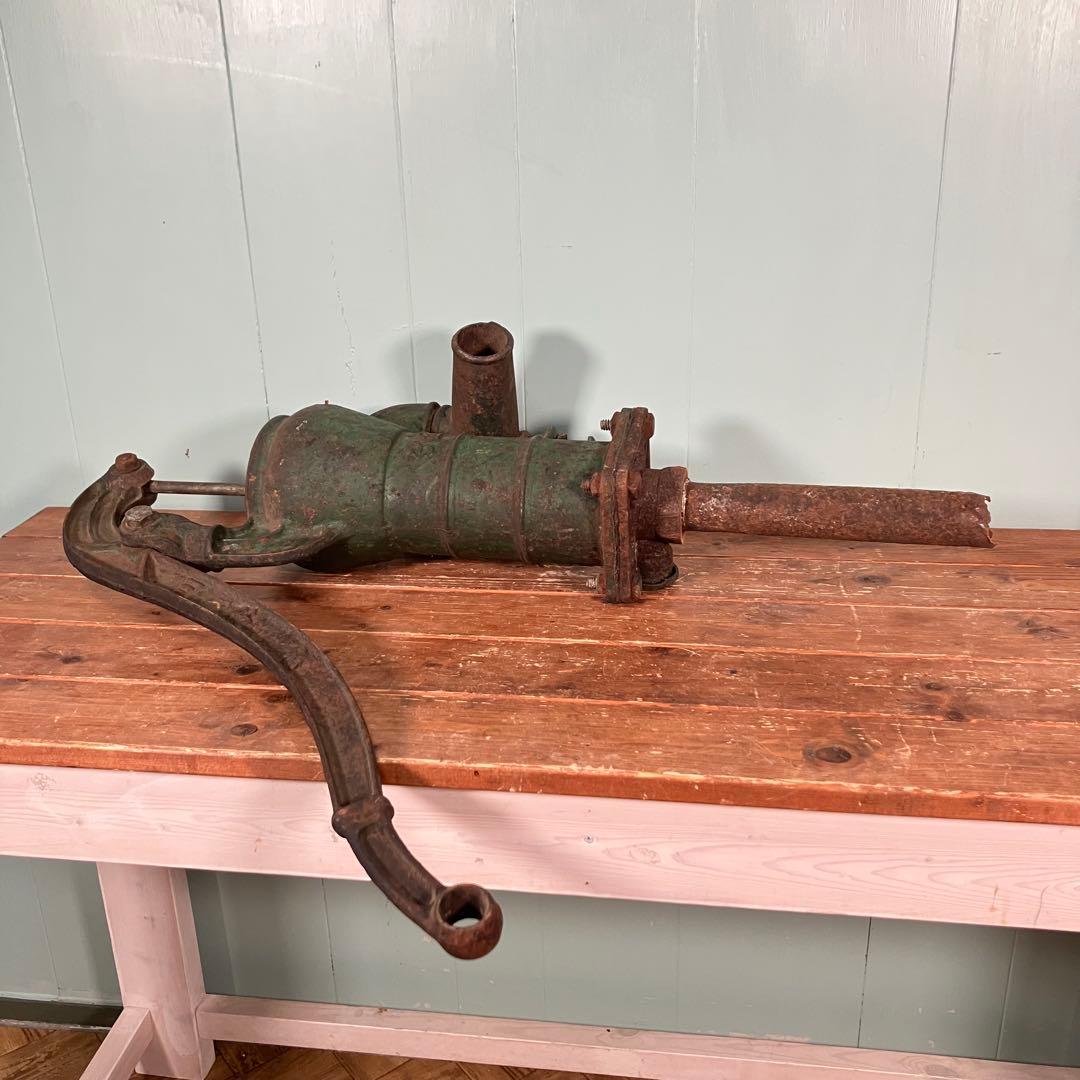 【超希少品】手押しポンプ　川本式　32㎜