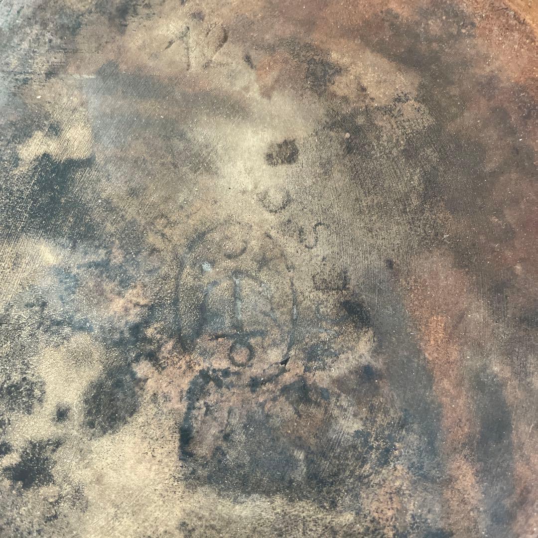 フランスアンティーク　テラコッタオーブン皿