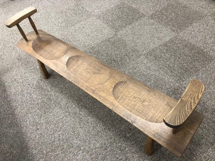 手作り木工ベンチ【3人掛け】
