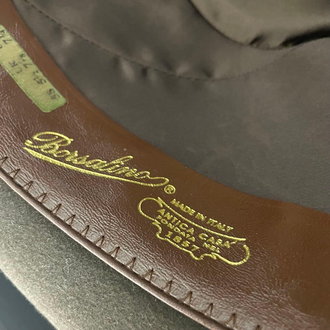 Borsalino ボルサリーノ　ハット　フェルト帽　ブラウン