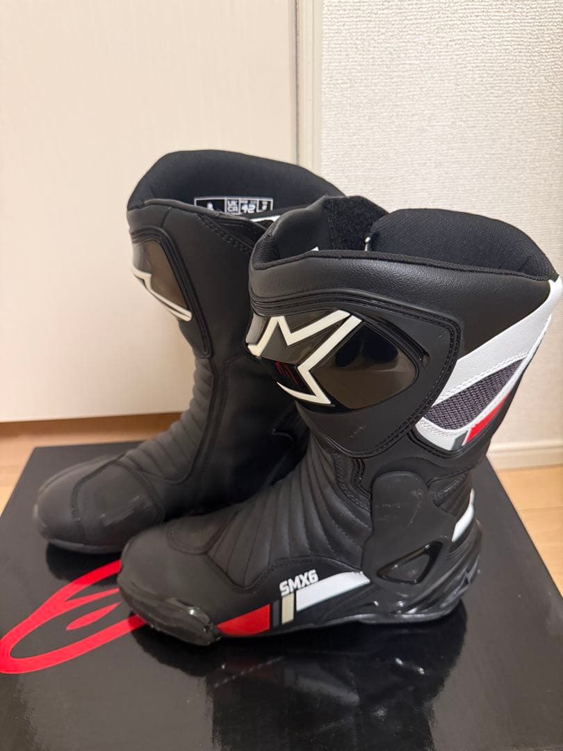Alpinestars SMX6 バイクブーツ 黒/白