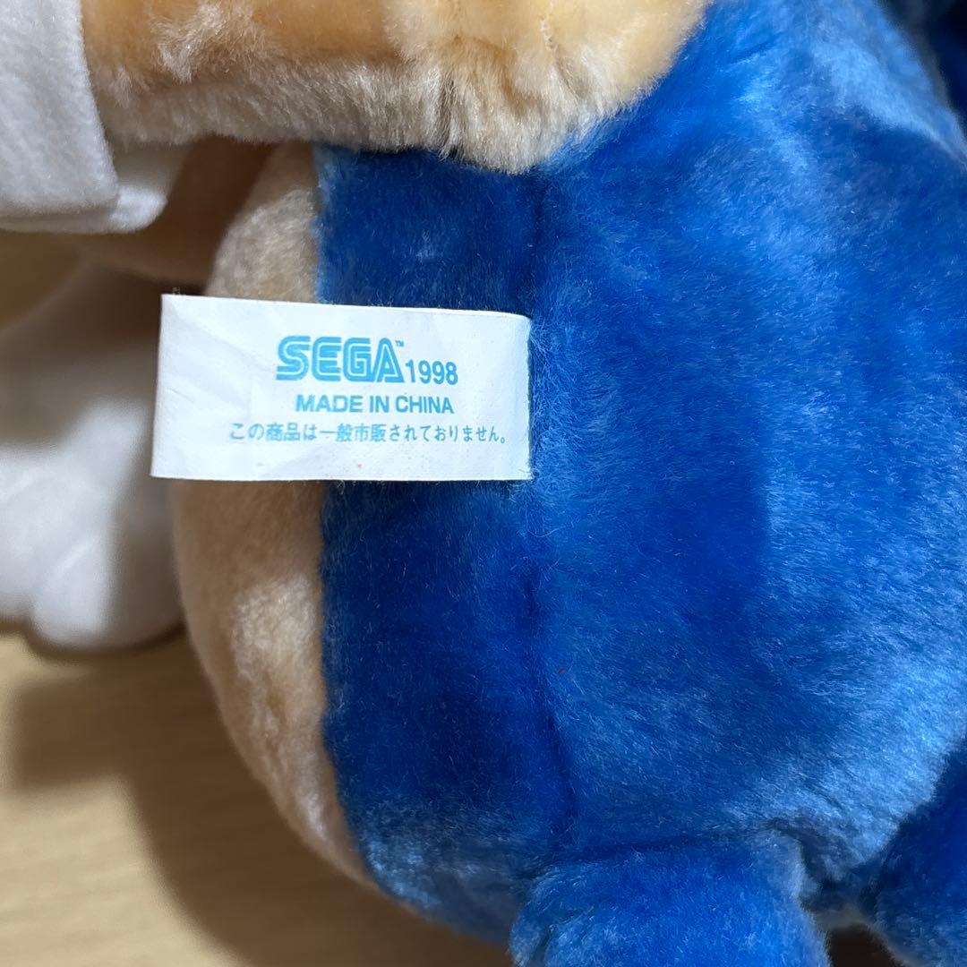 希少 美品 ペールカラーぬいぐるみ　ソニック＆テイルス　SEGAセガ 35cm