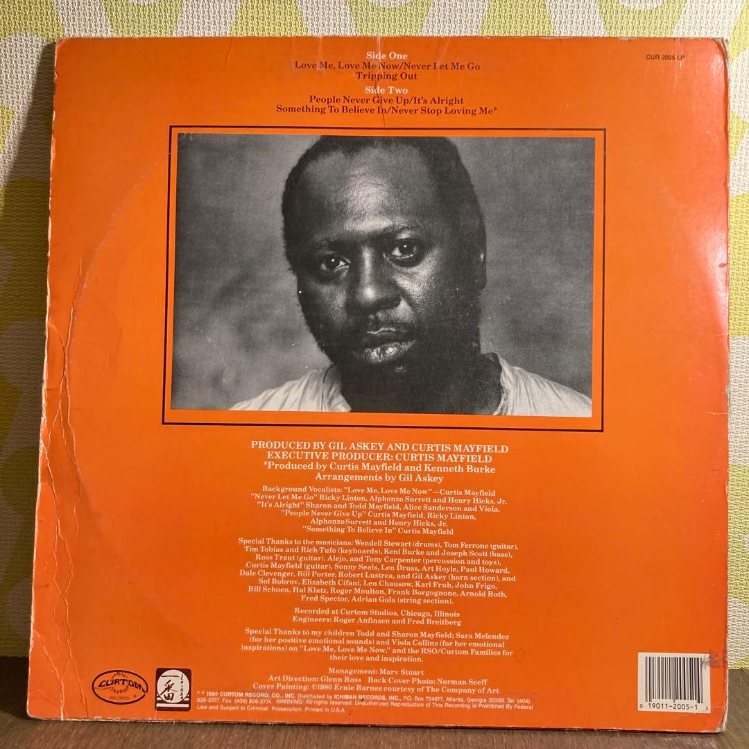 洋楽 Curtis Mayfield /Something To Believe In
