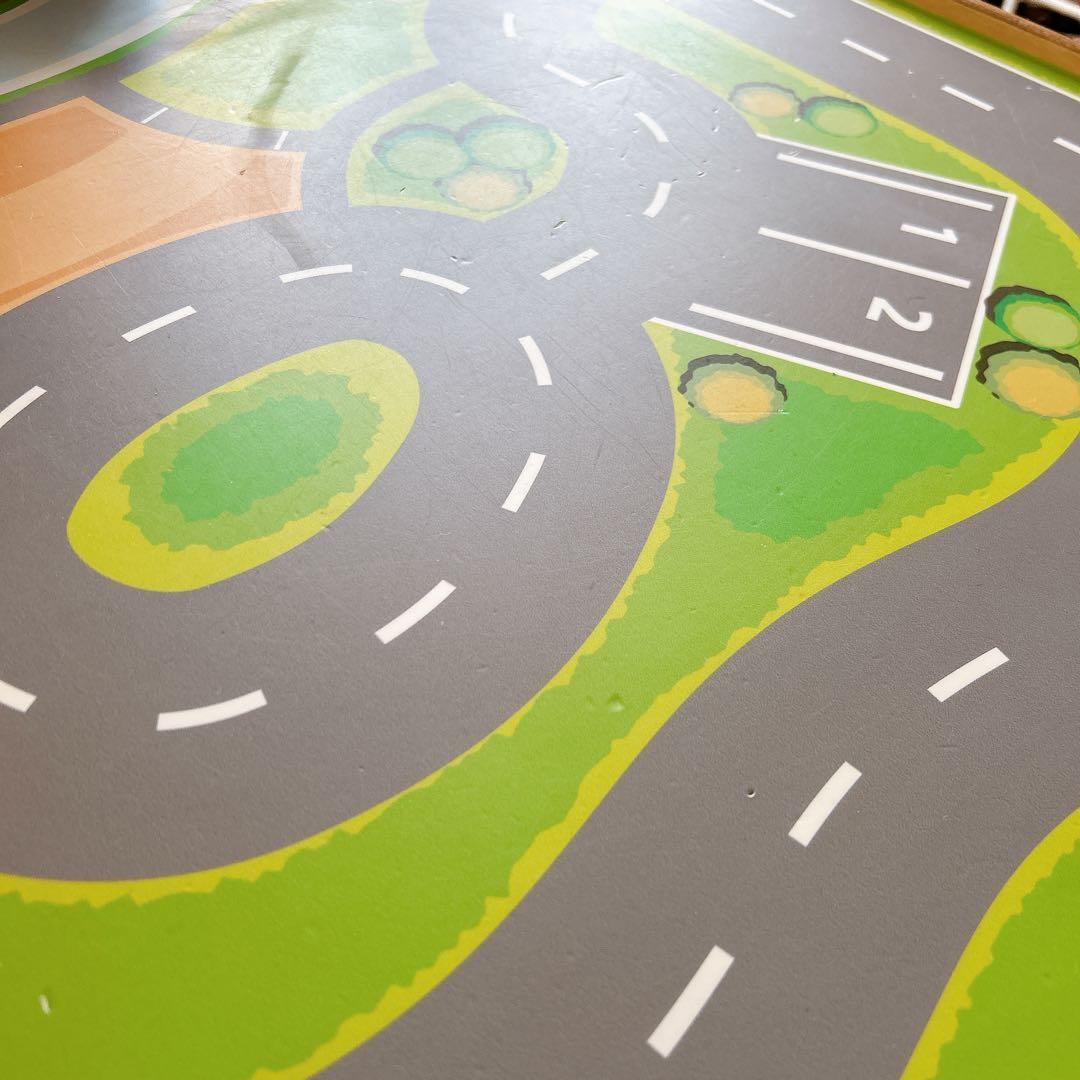 BørneLund 道路マップデザインテーブル 引き出し付き　ジオラマテーブル