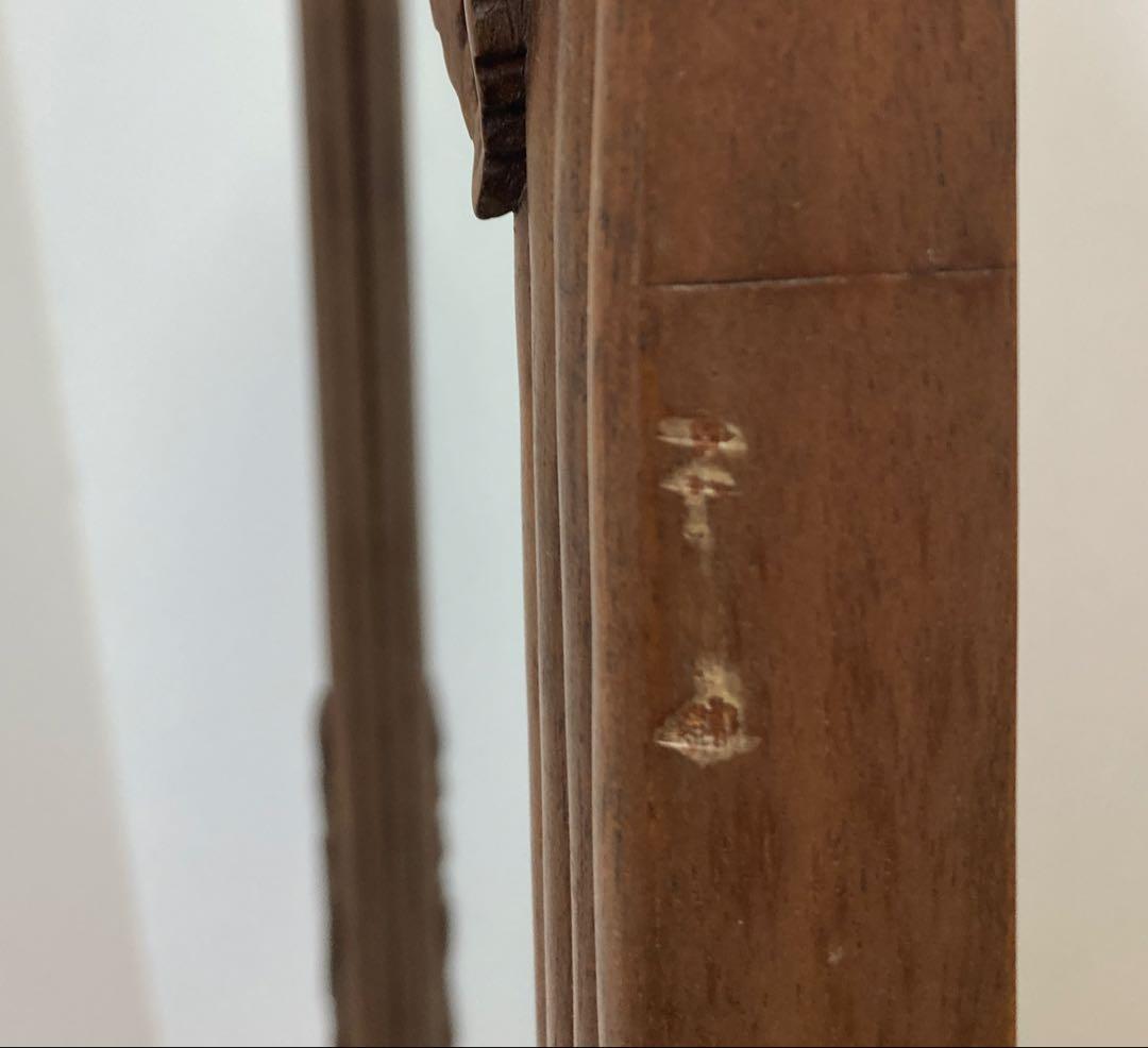 木製フレームスタンドミラー