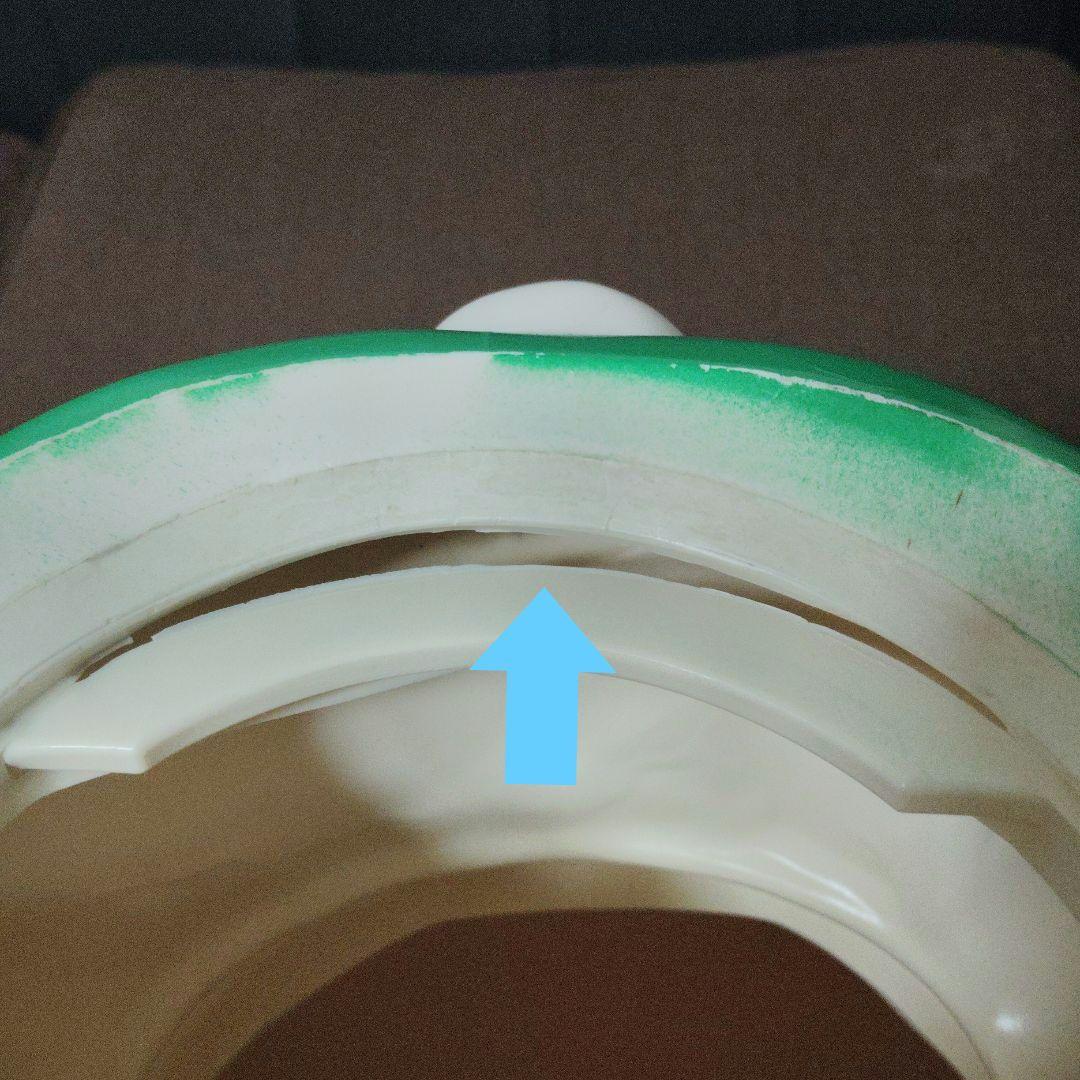 【⚠️底面(内側)➡破損・クマ➡剥げ あり⚠️】 キティ★貯金箱★ソフビ★ビッグ